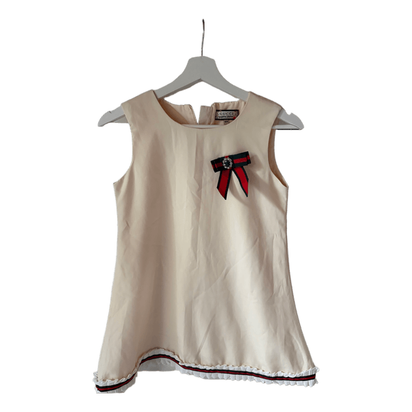 Gucci vaalea hihaton mekko/paita