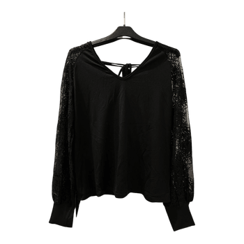 Must mustpitspluus pitsvarrukatega