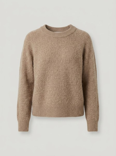 Beige neuletakki