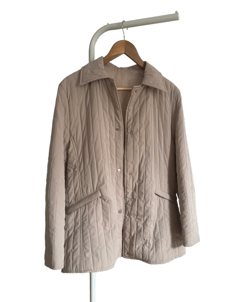 Vintage beige quilted jacket