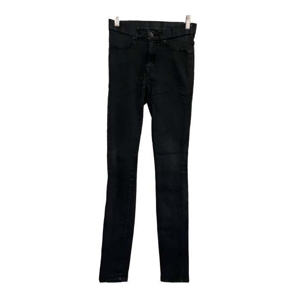 Dr Denim mustat pillifarkut, skinny jeans, koko: M
