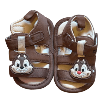 Brown Disney baby sandals