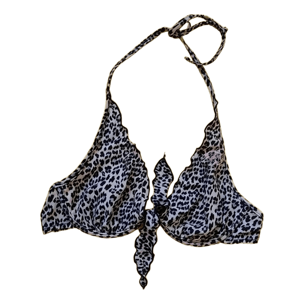 Leopard print bikini top
