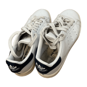 White leather sneakers