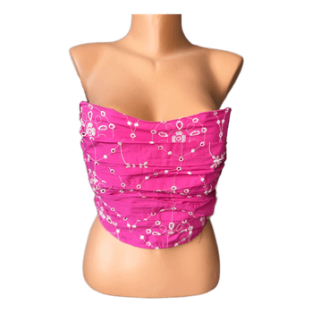 Zara pink floral top