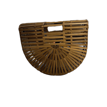 Brown basket bag