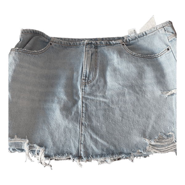 Zara denim mininederdel