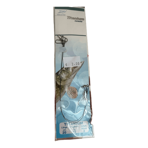 Titanium fishing leader pack
