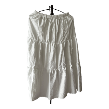 White tiered skirt