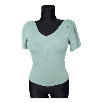Mint ribbed top S