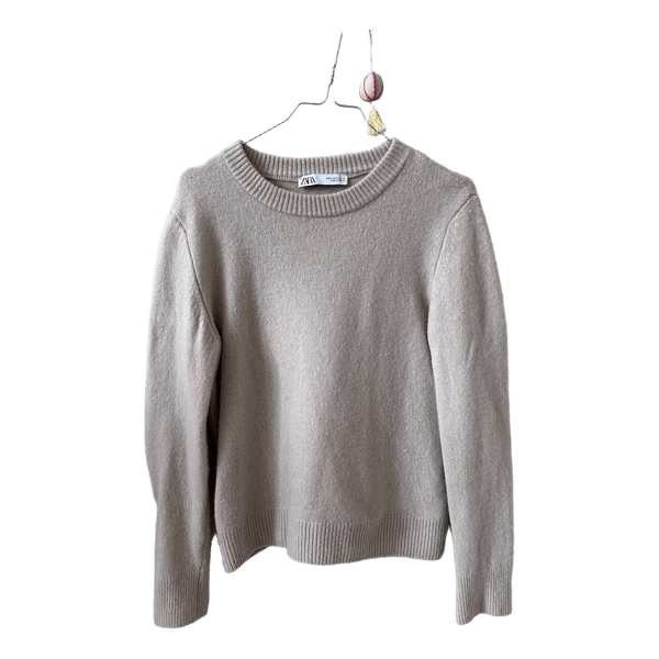 Zara beige striktrøje