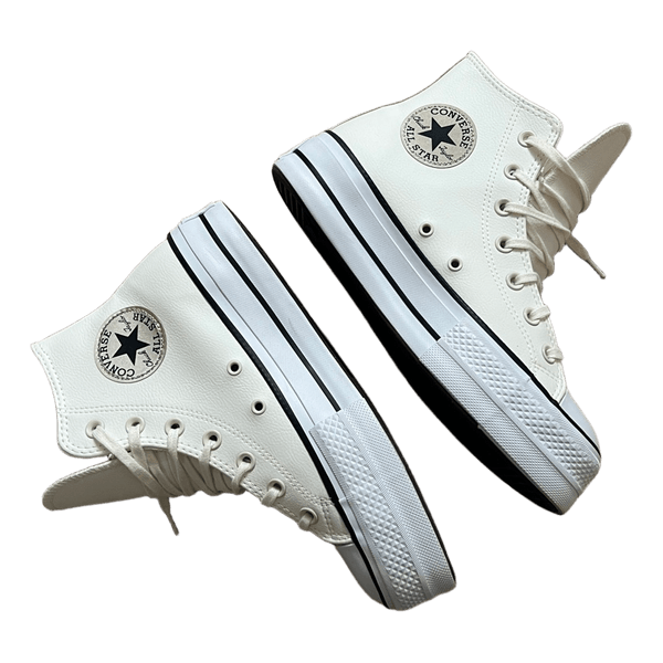Hvide Converse platform sneakers
