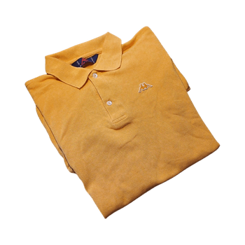 Yellow polo shirt, size small