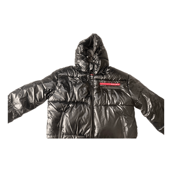 Prada black puffer jacket