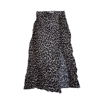 Leopardkuvioinen midimekko