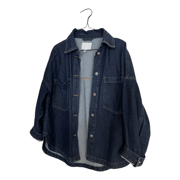 Mørkeblå H&M denimjakke