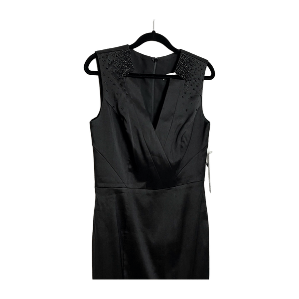 Kay Unger Black Midi Dress sz.6 Elegant Event Designer