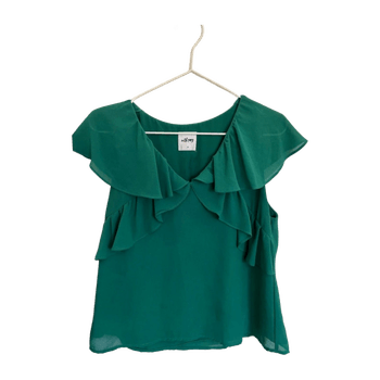 Green blouse