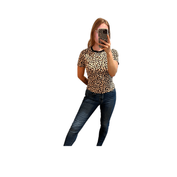 Leopard print t-shirt