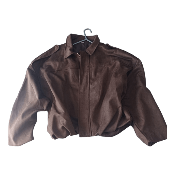 Brown suede jacket