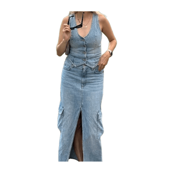 90s Denim Vest