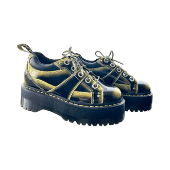 Dr. Martens Quad Max Rub Off -nahkakengät