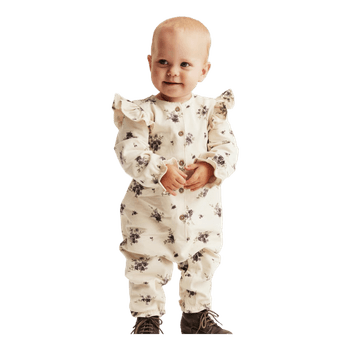 Newbie Floral baby romper