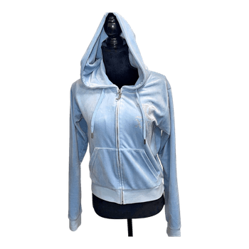 Light blue velour tracksuit