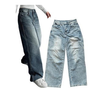 Dazy blue wide leg jeans