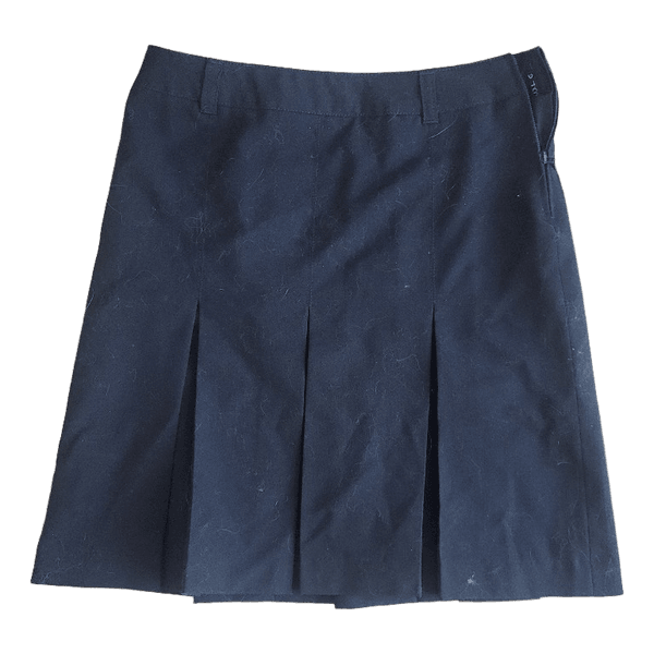 Black pleated skirt
