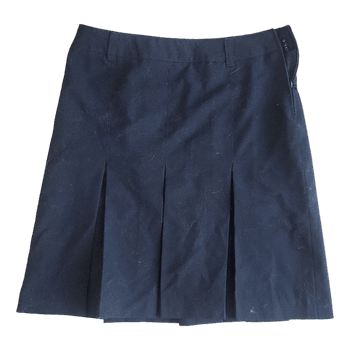 Black pleated skirt