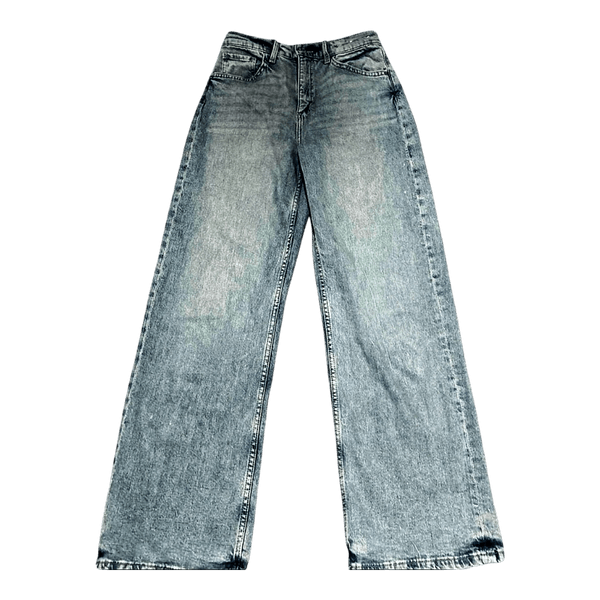 Light blue wide leg jeans