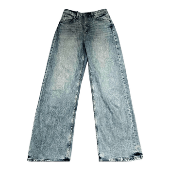 Light blue wide leg jeans