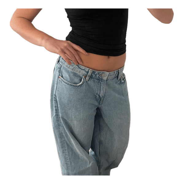 Lyseblå Weekday loose jeans