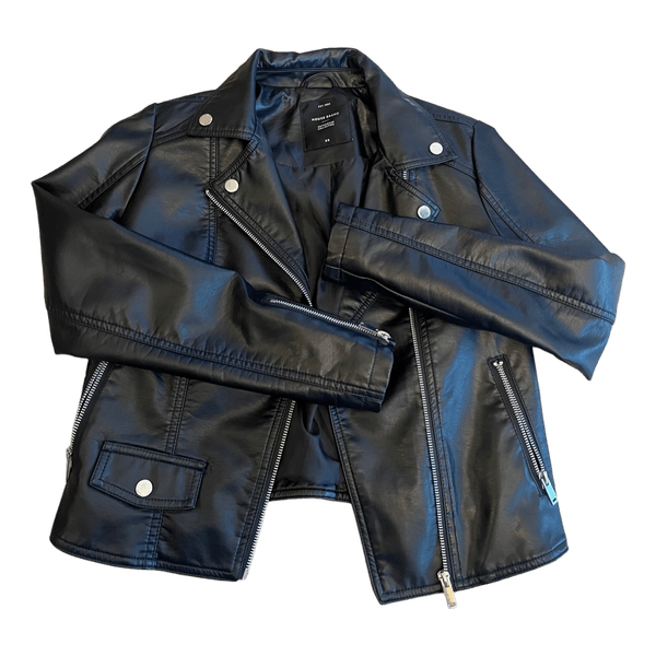 House faux leather jacket