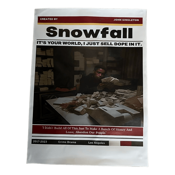 Snowfall televisiosarjan juliste