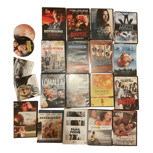 Suomalaisia DVD elokuvia pakettina