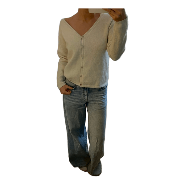 Hvid cardigan