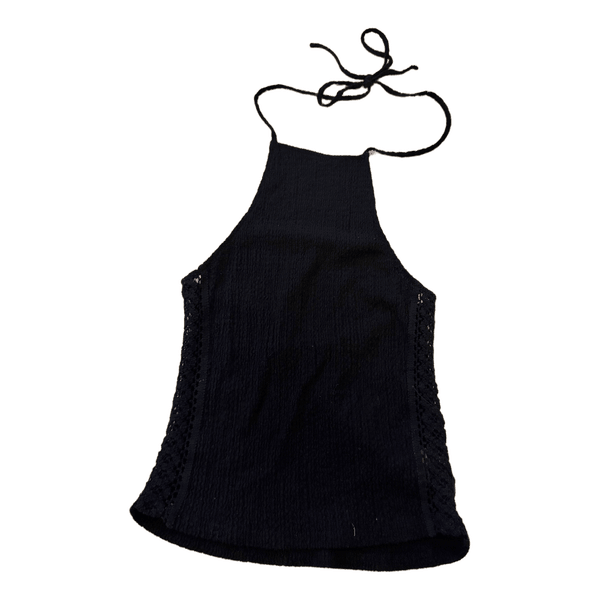 Sort halterneck top h&m