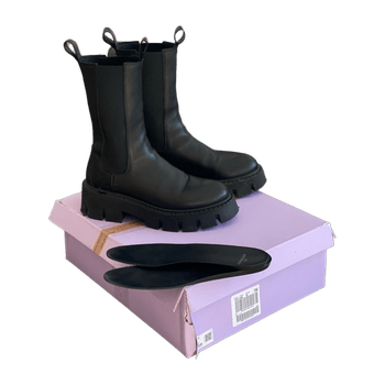CPH139 Vitello Black chelsea boots