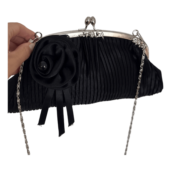 Frank Usher pleated clutch bag
