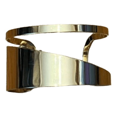 Gold tone cuff bracelet