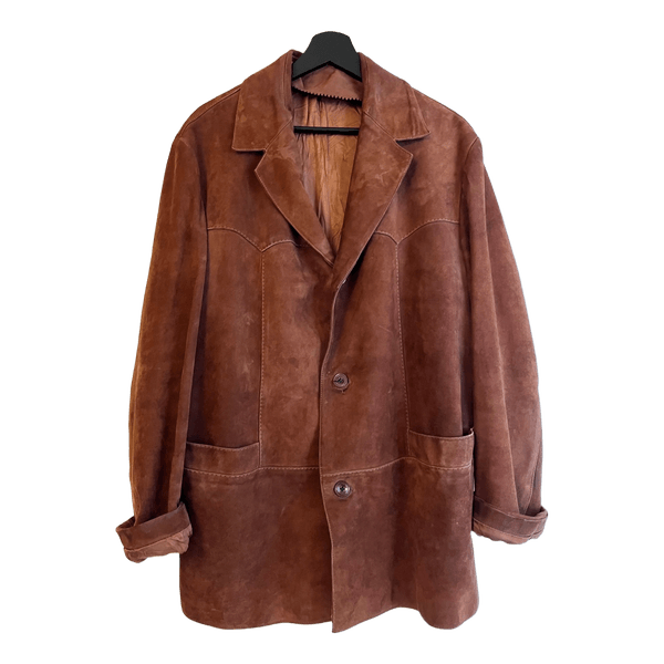 Brown suede jacket