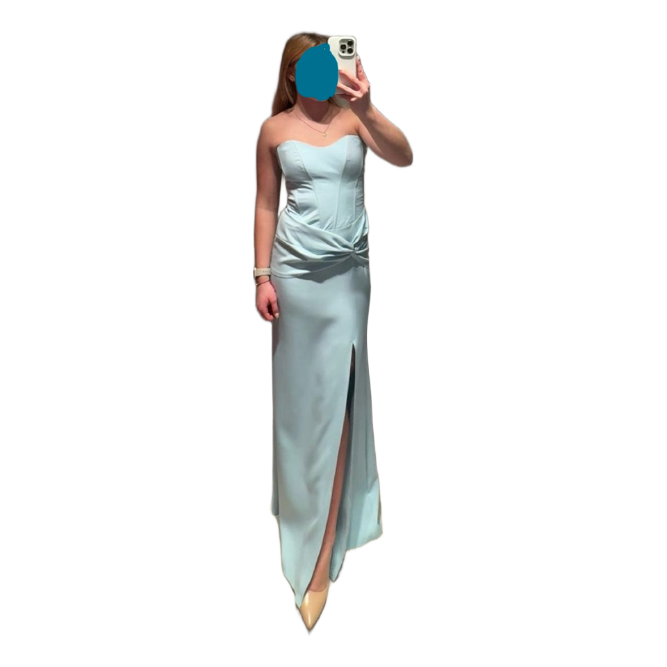 Light blue maxi dress