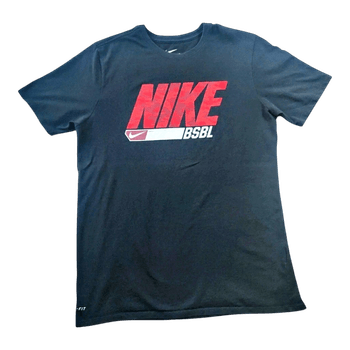 Nike BSBL Dri-Fit Miesten T-paita - Musta Punainen - L