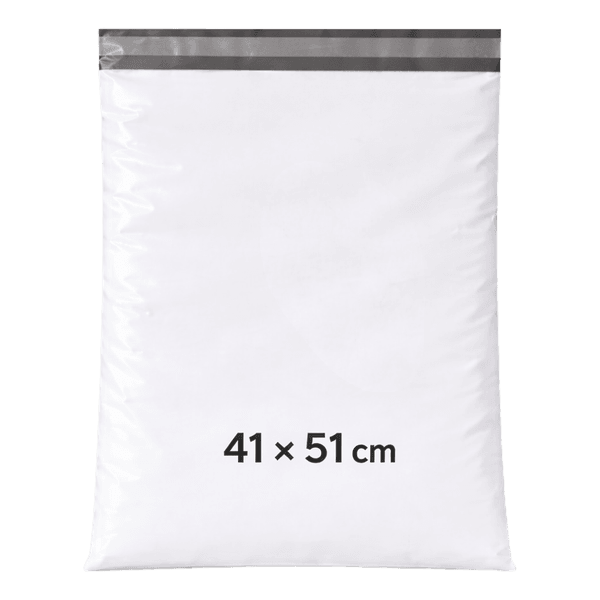 White shipping poly mailers 41x51cm 50pcs