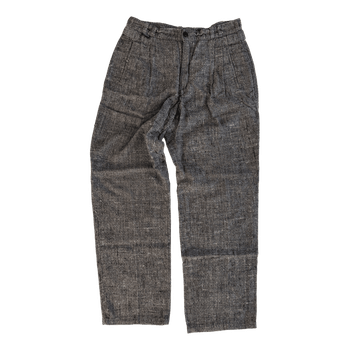 Harmaat kangashousut