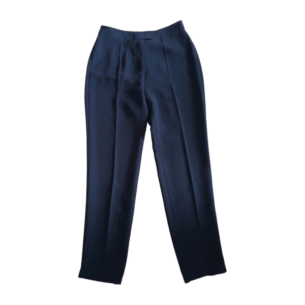 Navy blue trousers