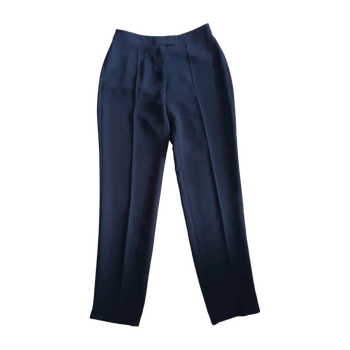 Navy blue trousers