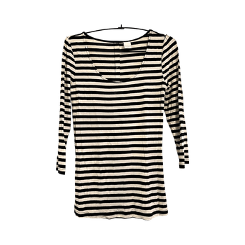 VILA mustavalkoinen raidallinen paita, koko XS